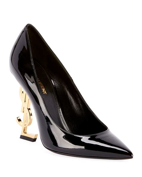 ysl pumps with ysl heel